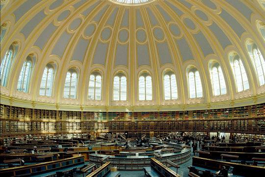 Bibliothèque du British Museum à Londres