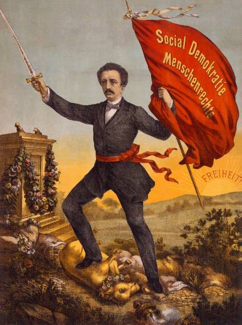 Ferdinand Lassalle, né le 11 avril 1825 à Breslau, mort le 31 août 1864 à Carouge (près de Genève); homme politique allemand d'origine juive, théoricien socialiste et écrivain